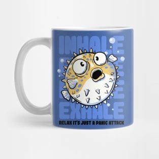 Just a Panic Attack - Funny Fish Sarcasm Gift Mug